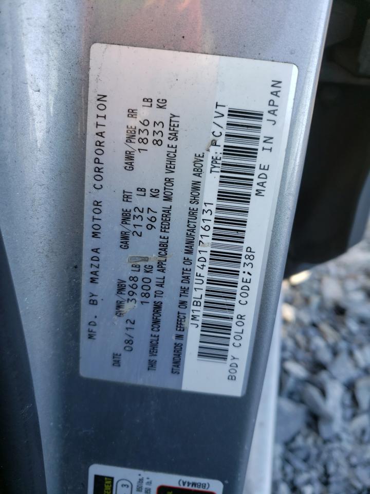 Photo 10 from auction – 2013 MAZDA 3 I with VIN JM1BL1UF4D1716131