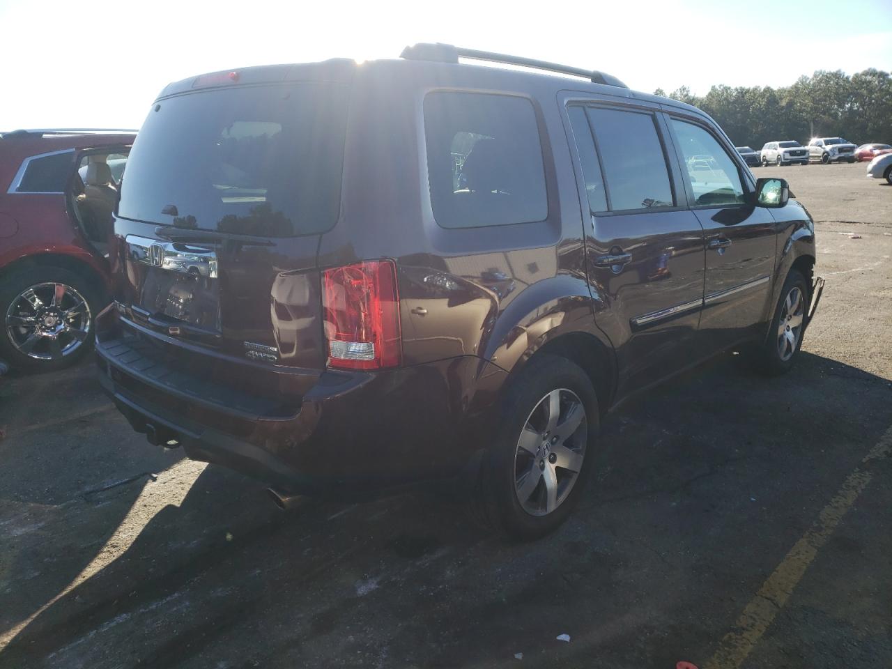 Photo 4 from auction – 2013 HONDA PILOT TOUR with VIN 5FNYF4H93DB083359