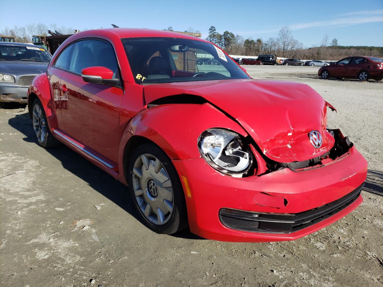 VOLKSWAGEN BEETLE 2012 with VIN 3VWJP7AT9CM602573 - Photo from auction