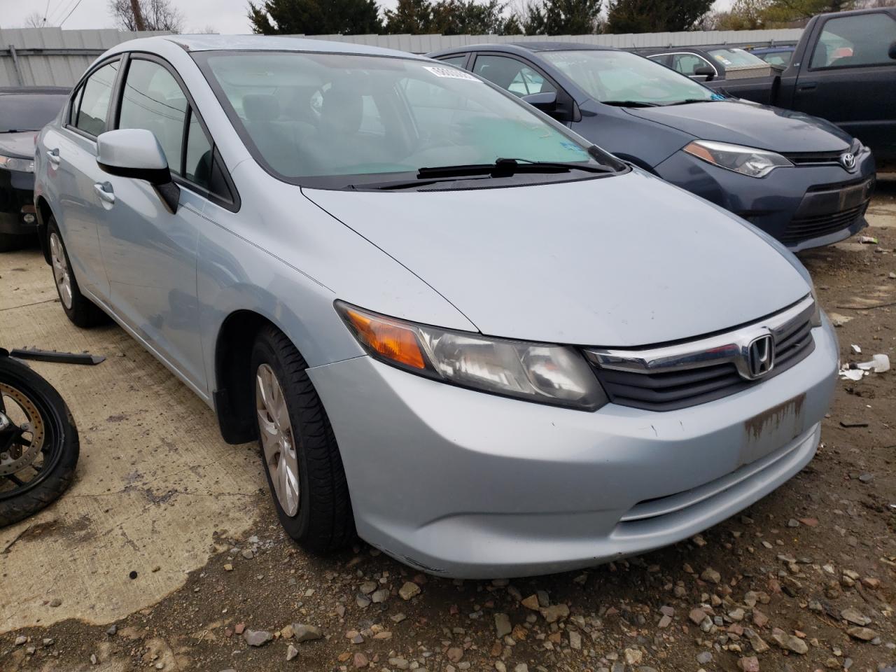 HONDA CIVIC LX 2012 with VIN 2HGFB2F54CH511263 - Photo from auction