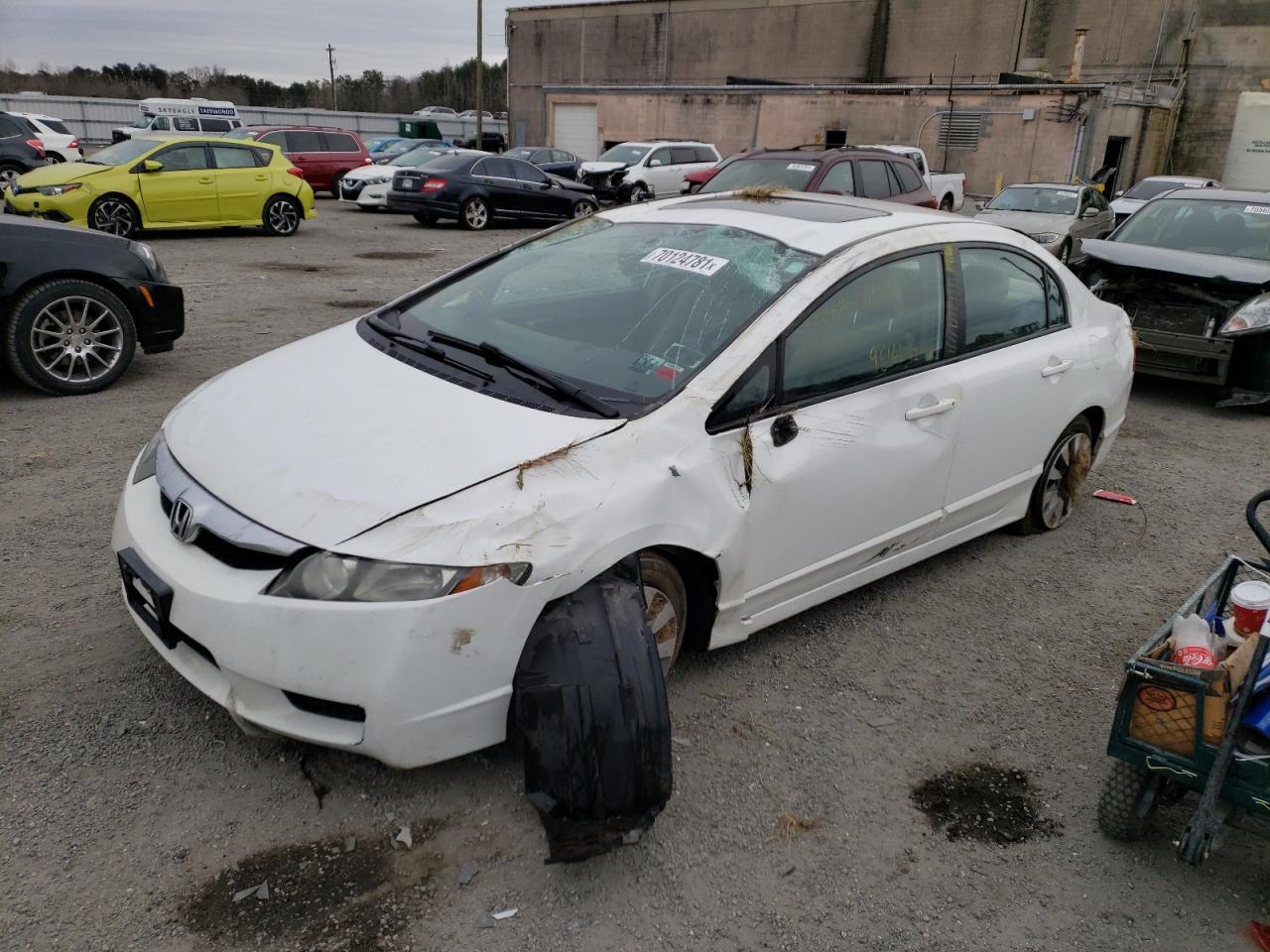 Photo 2 from auction – 2011 HONDA CIVIC EXL with VIN 19XFA1F92BE024376