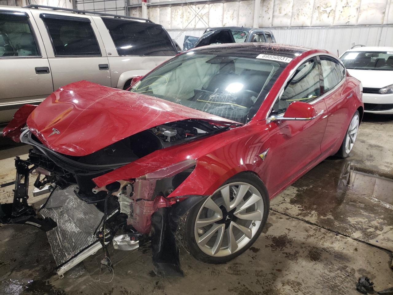Photo 2 from auction – 2018 TESLA MODEL 3 with VIN 5YJ3E1EB3JF087958