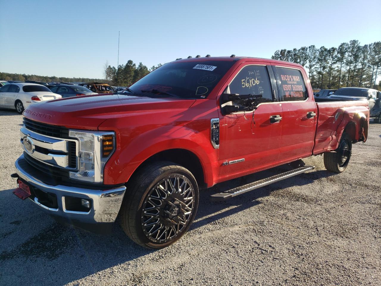 Photo 2 from auction – 2018 FORD F350 SUPER with VIN 1FT8W3CT2JEB61561