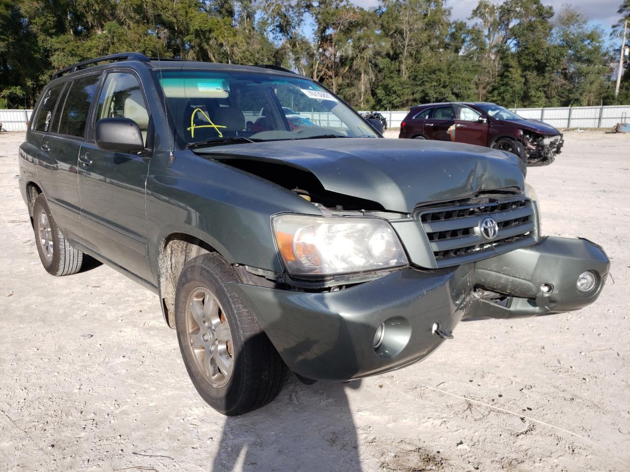 TOYOTA HIGHLANDER 2005 with VIN JTEGP21A850073813 - Photo from auction