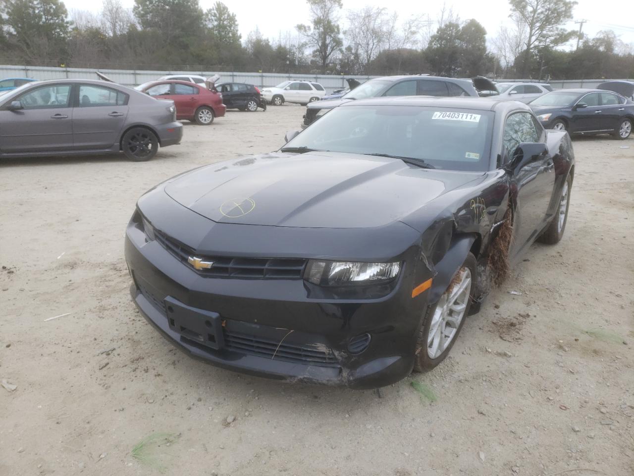 Photo 2 from auction – 2015 CHEVROLET CAMARO LS with VIN 2G1FB1E39F9285835