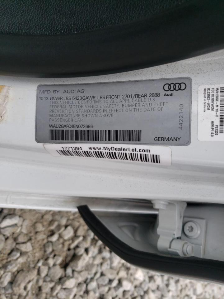 Photo 10 from auction – 2014 AUDI A7 PRESTIG with VIN WAU2GAFC4EN073696