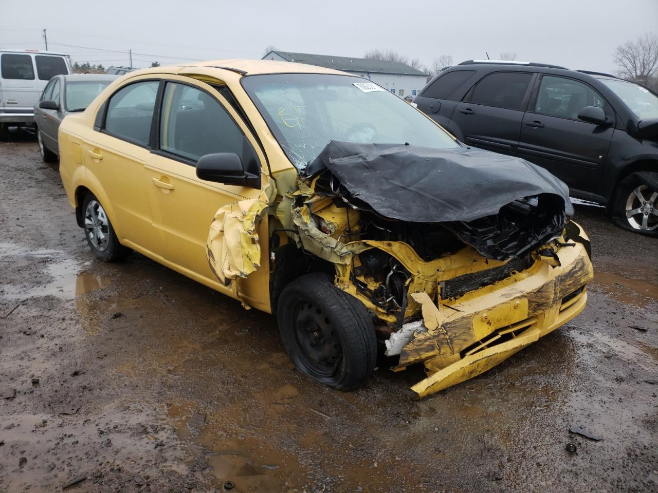 CHEVROLET AVEO BASE 2008 with VIN KL1TD56688B241192 - Photo from auction