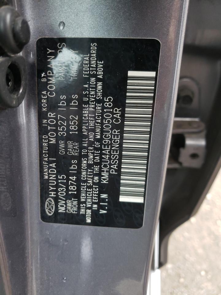 Photo 10 from auction – 2016 HYUNDAI ACCENT with VIN KMHCU4AE9GU050185