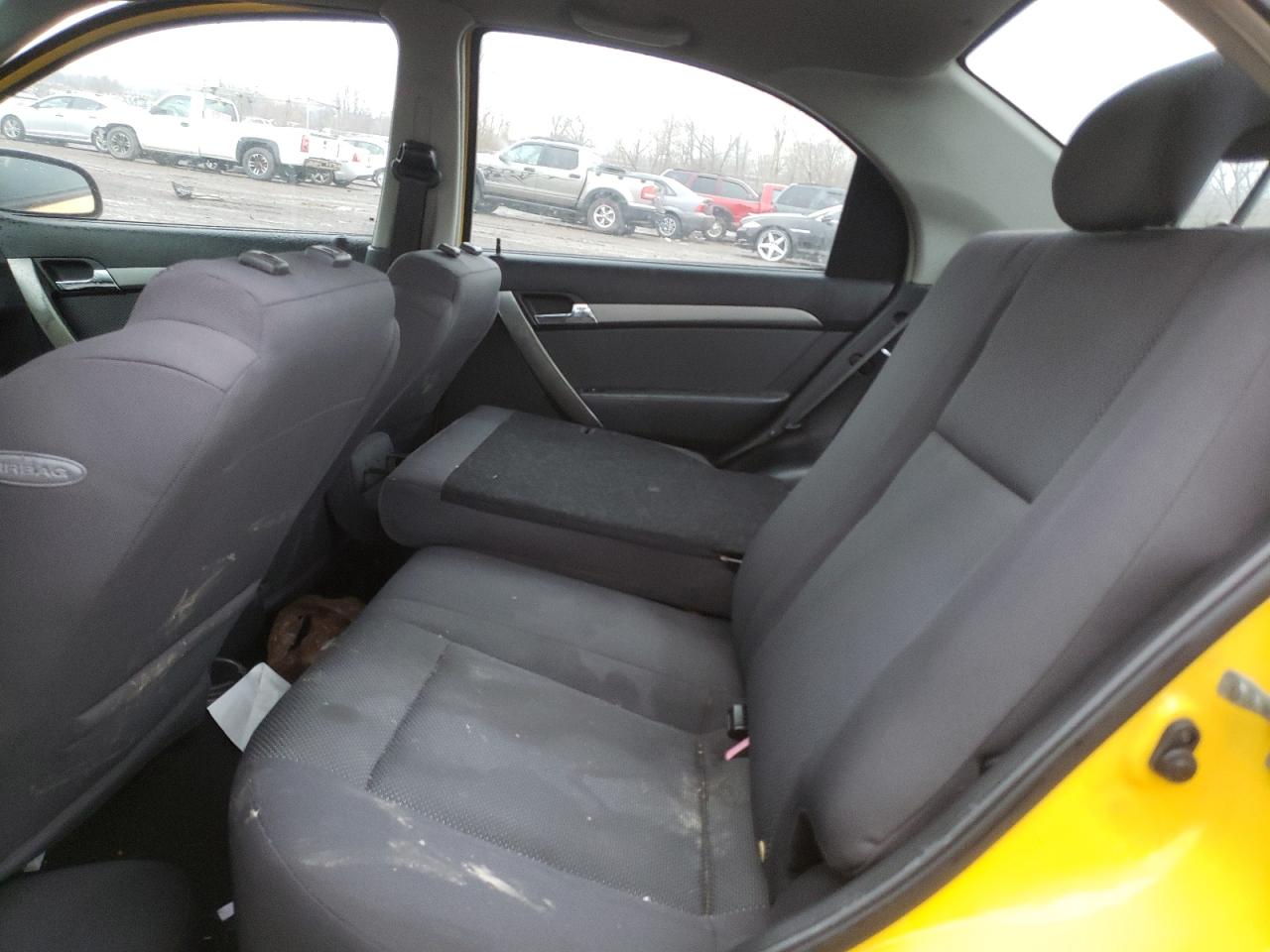 Photo 6 from auction – 2008 CHEVROLET AVEO BASE with VIN KL1TD56688B241192