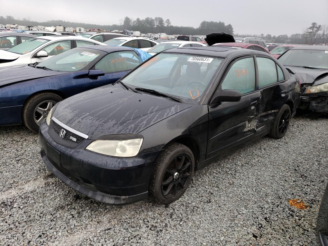 Photo 2 from auction – 2001 HONDA CIVIC with VIN 2HGES25731H567450