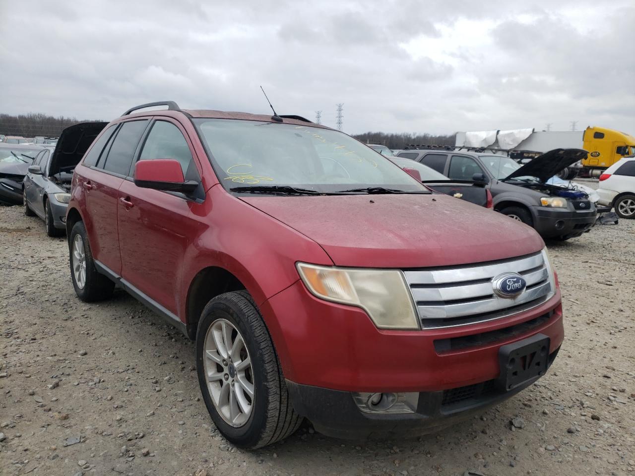 FORD EDGE SEL 2007 with VIN 2FMDK38C97BB07306 - Photo from auction