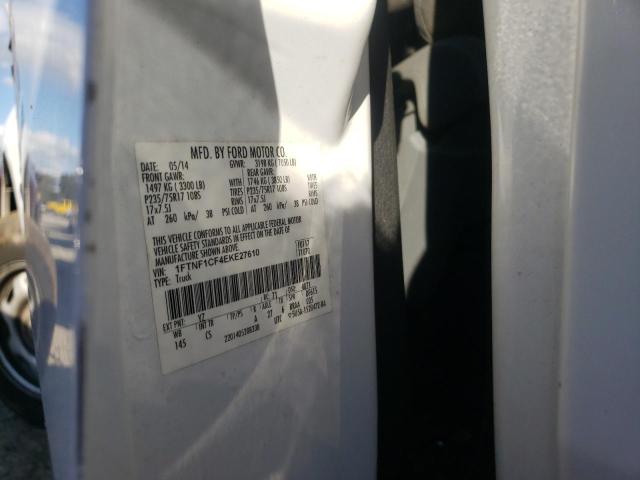 Photo 10 from auction – 2015 FORD F150 with VIN 1FTNF1CF4EKE27610