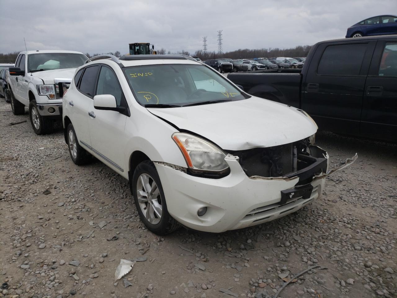 NISSAN ROGUE S 2012 with VIN JN8AS5MT1CW277455 - Photo from auction