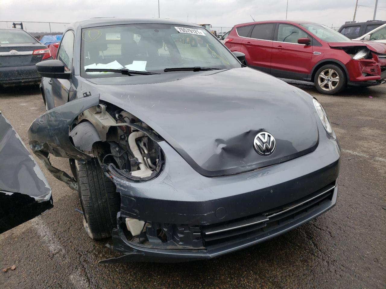 VOLKSWAGEN BEETLE 2012 with VIN 3VWFP7ATXCM645065 - Photo from auction