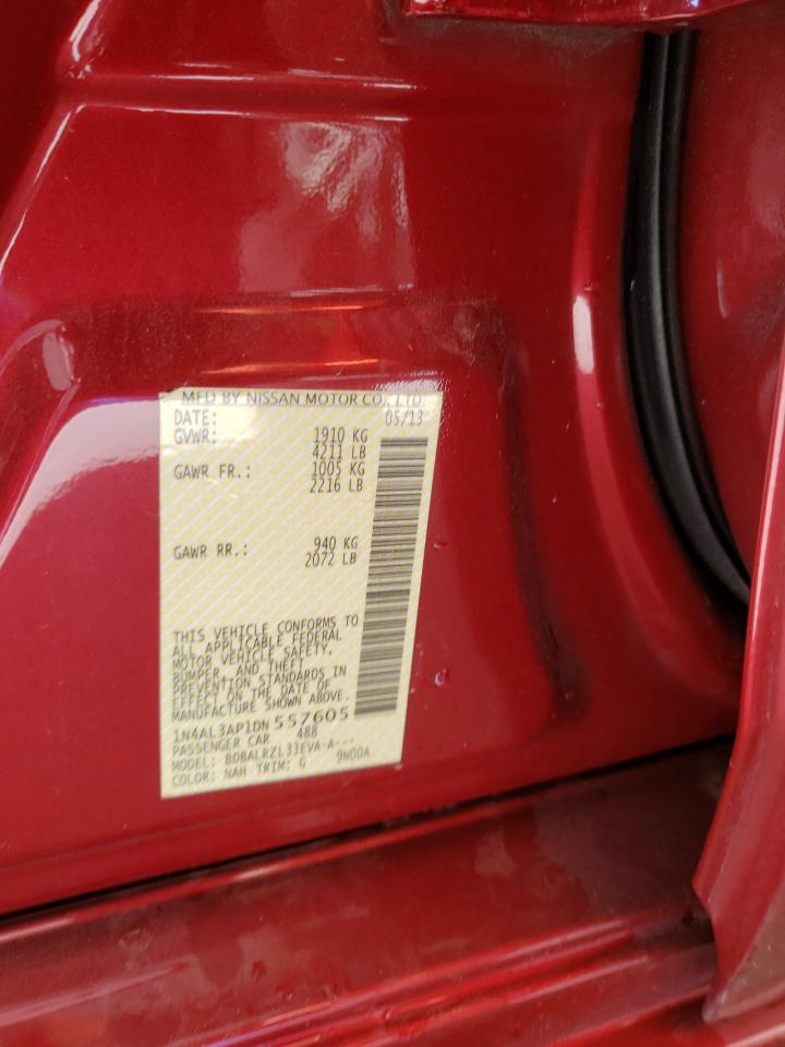Photo 10 from auction – 2013 NISSAN ALTIMA 2.5 with VIN 1N4AL3AP1DN557605