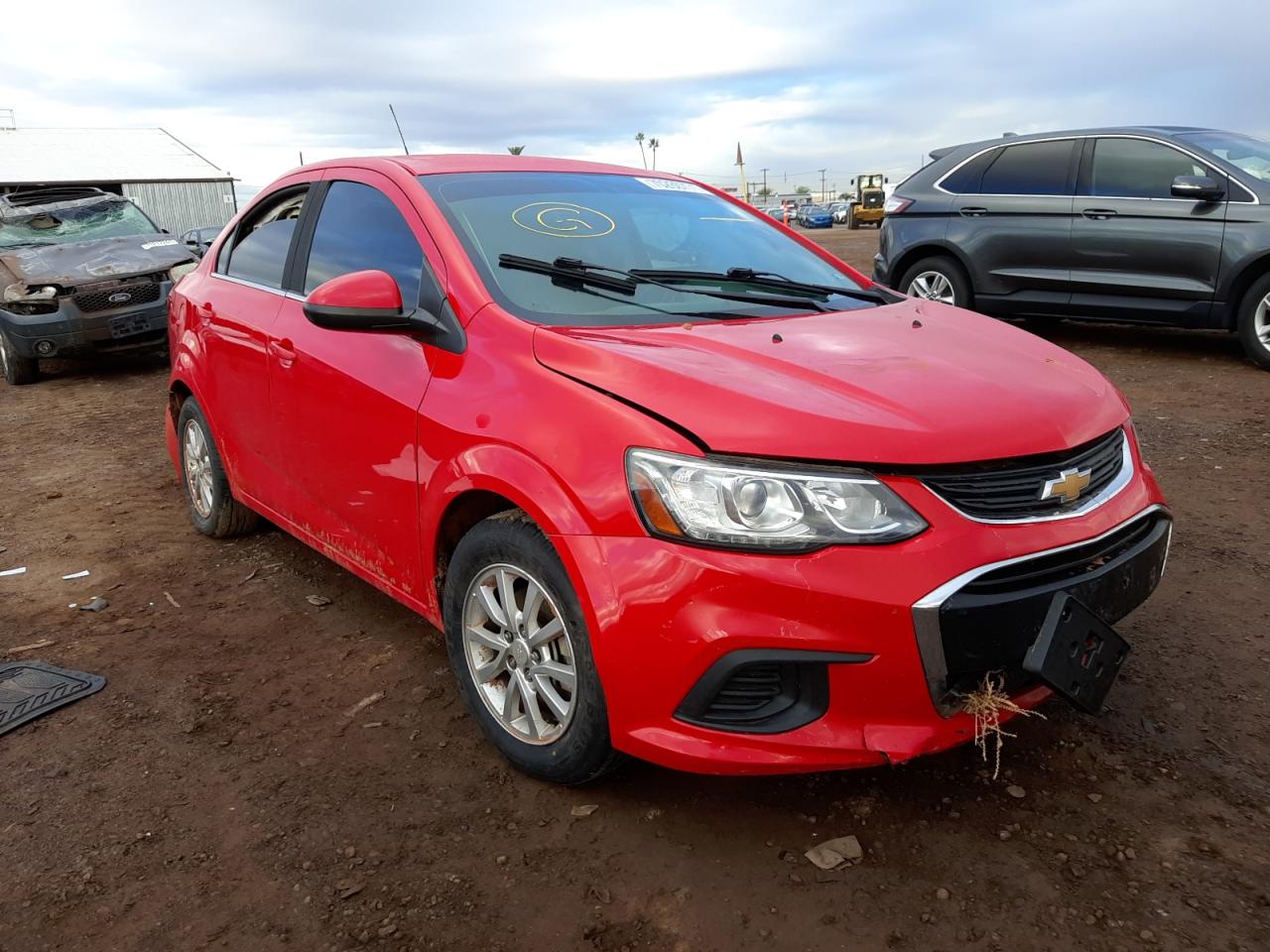 CHEVROLET SONIC LT 2017 with VIN 1G1JD5SH9H4106615 - Photo from auction