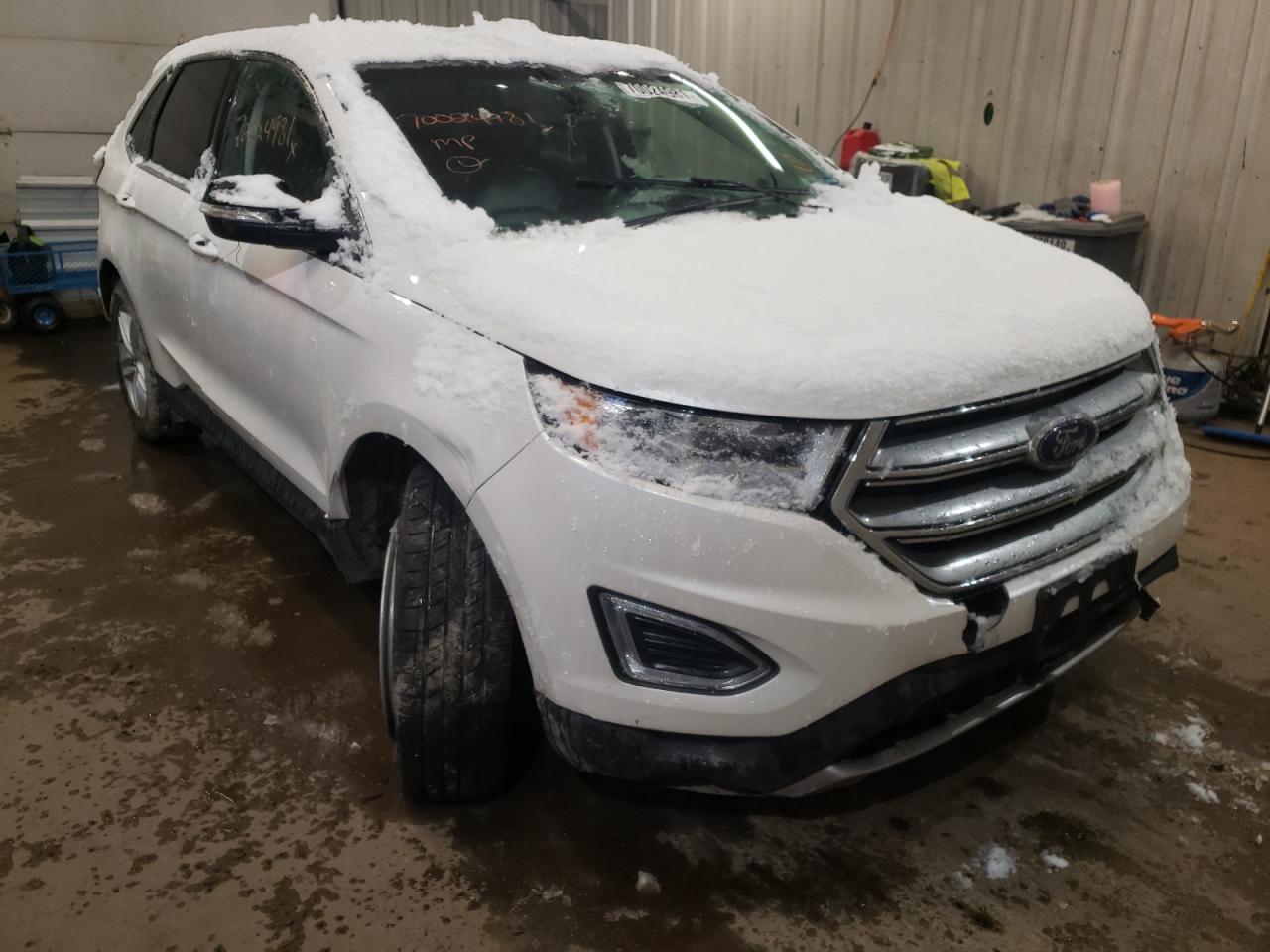 FORD EDGE SEL 2016 with VIN 2FMPK4J80GBB09115 - Photo from auction