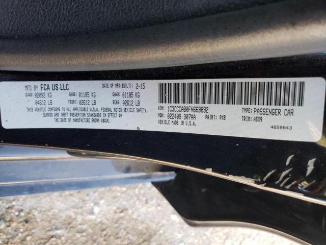 Photo 10 from auction – 2015 CHRYSLER 200 LIMITE with VIN 1C3CCCAB0FN669892