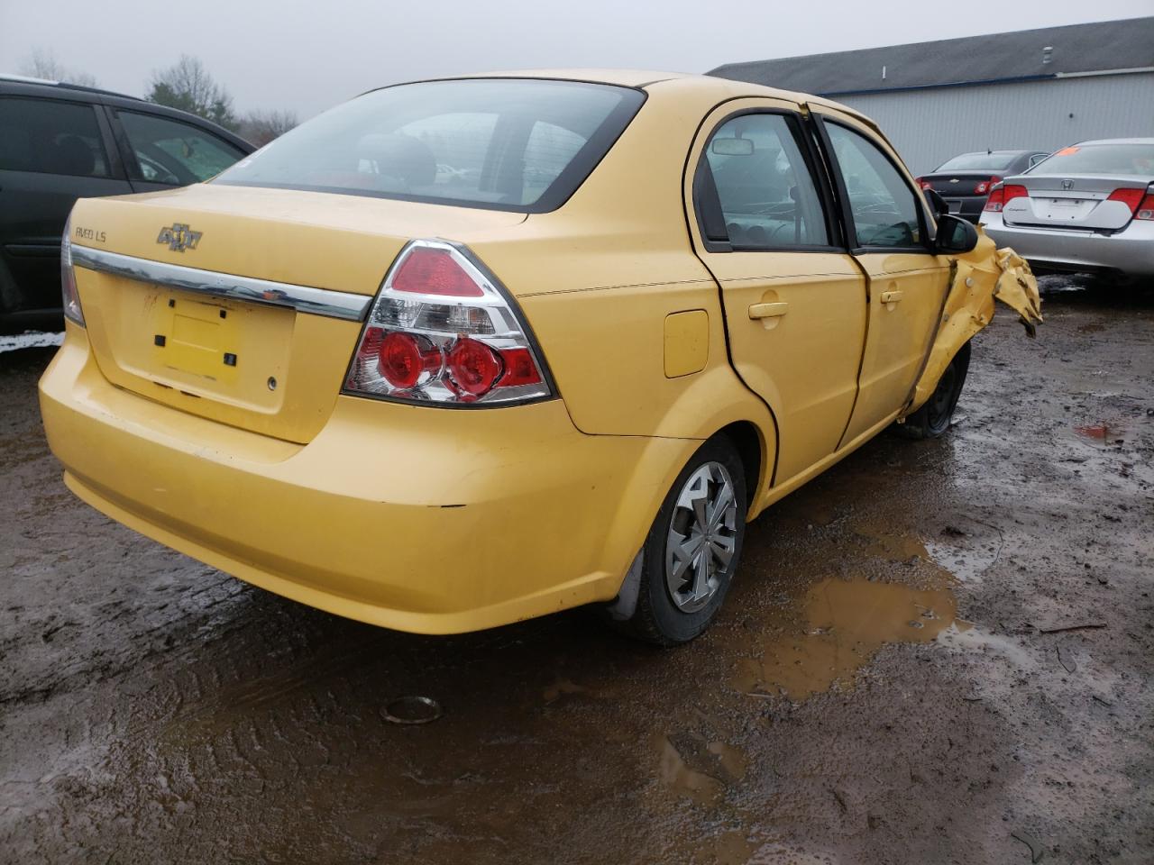 Photo 4 from auction – 2008 CHEVROLET AVEO BASE with VIN KL1TD56688B241192