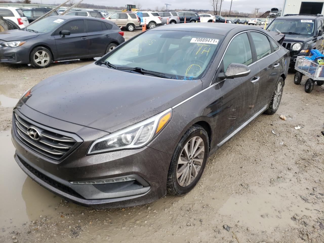Photo 2 from auction – 2015 HYUNDAI SONATA SPO with VIN 5NPE34AF3FH112665