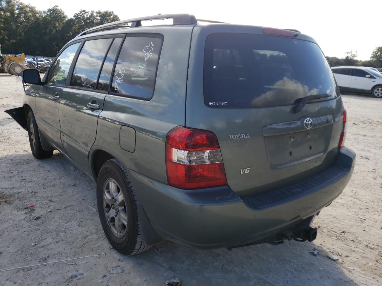 Photo 3 from auction – 2005 TOYOTA HIGHLANDER with VIN JTEGP21A850073813