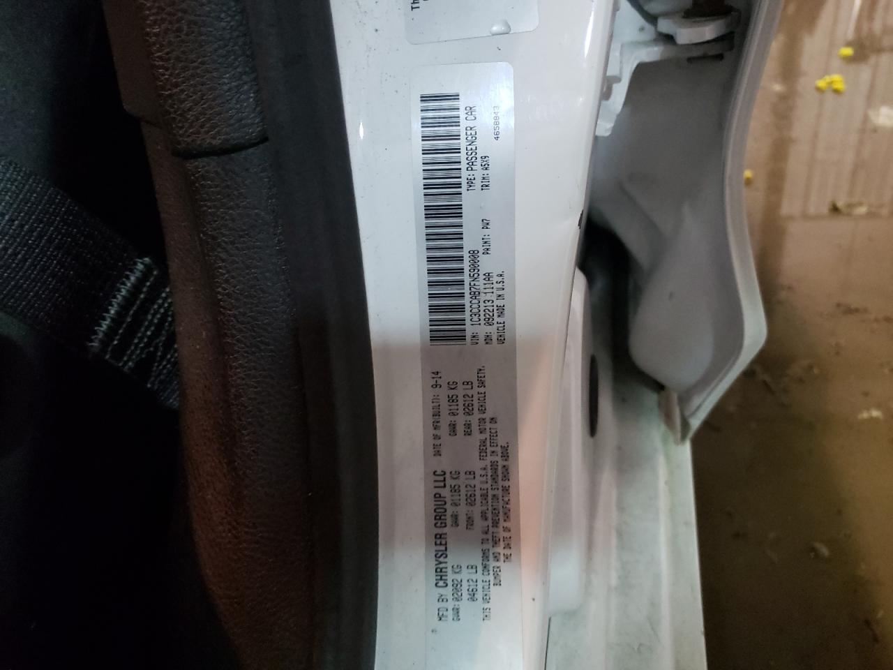 Photo 10 from auction – 2015 CHRYSLER 200 LIMITE with VIN 1C3CCCAB7FN590008