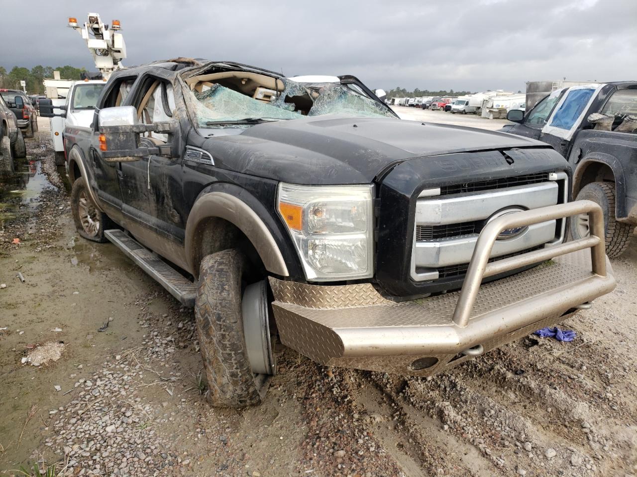 FORD F250 SUPER 2011 with VIN 1FT7W2BT4BEA12187 - Photo from auction