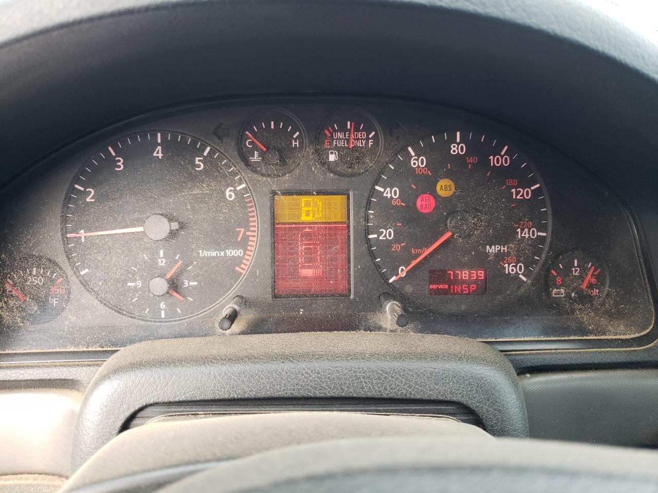 Photo 8 from auction – 1999 AUDI A4 QUATTRO with VIN WAUCB28D0XA233744