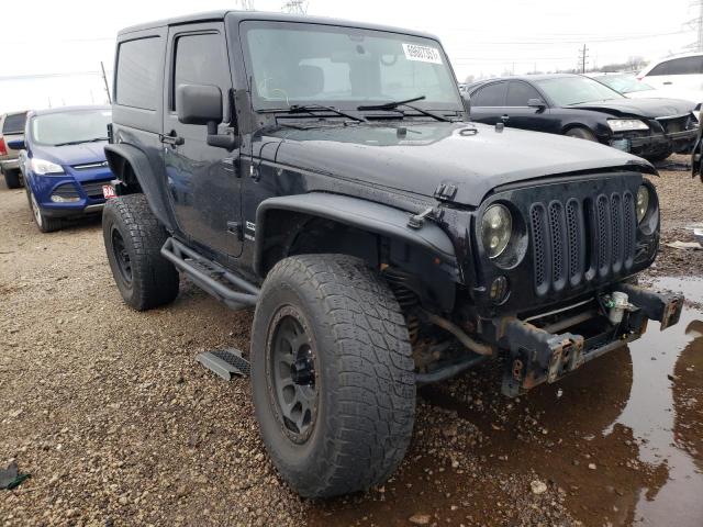 JEEP WRANGLER S 2014 with VIN 1C4AJWAG2EL244867 - Photo from auction