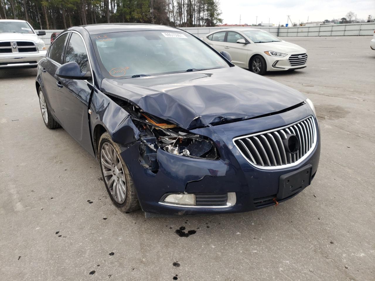 BUICK REGAL CXL 2011 with VIN 2G4GV5EV2B9196027 - Photo from auction