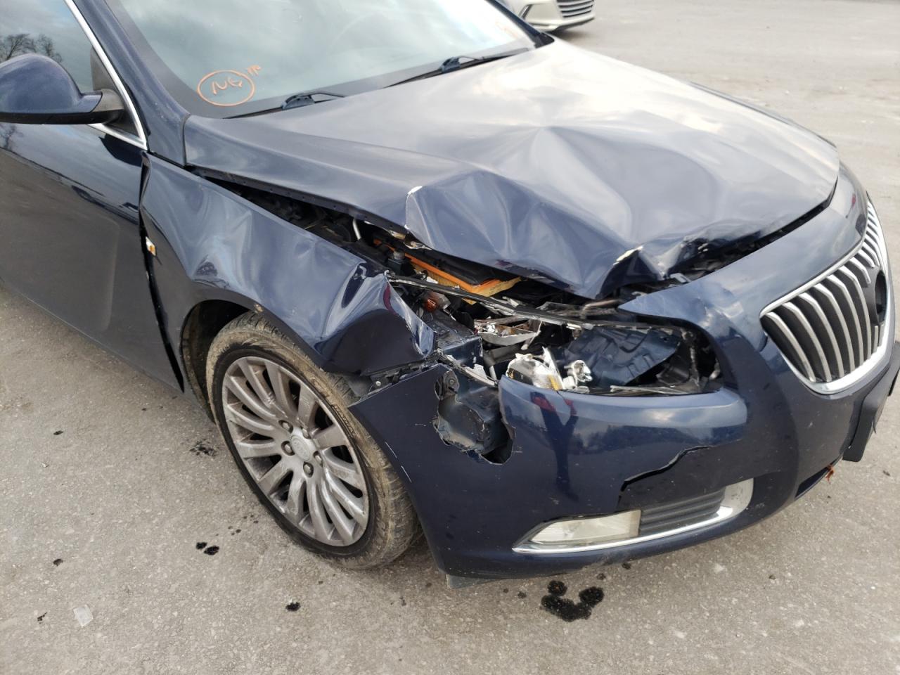 Photo 9 from auction – 2011 BUICK REGAL CXL with VIN 2G4GV5EV2B9196027
