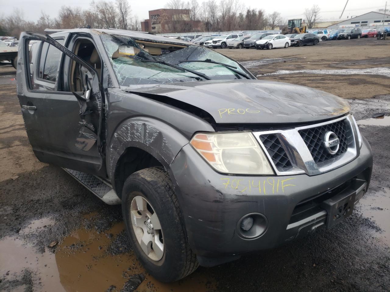 NISSAN PATHFINDER 2008 with VIN 5N1AR18B08C616891 - Photo from auction