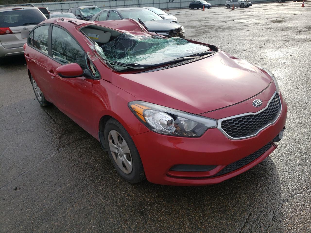KIA FORTE LX 2016 with VIN KNAFK4A60G5568046 - Photo from auction