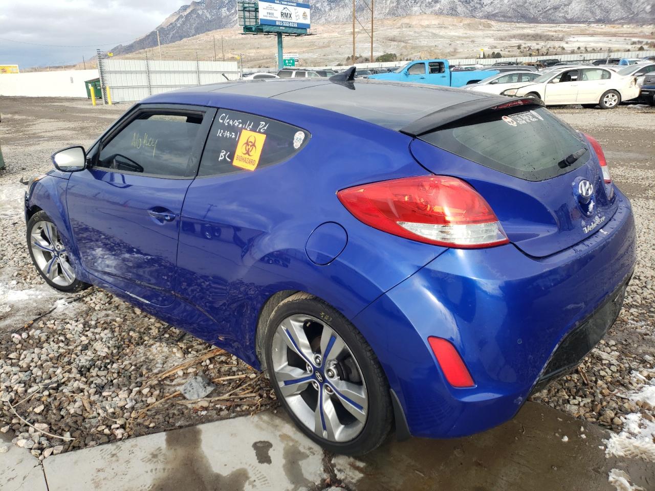 Photo 3 from auction – 2012 HYUNDAI VELOSTER with VIN KMHTC6AD4CU053995