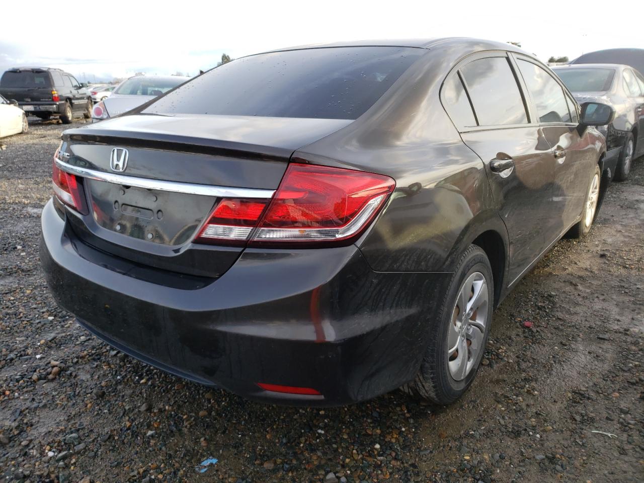 Photo 4 from auction – 2014 HONDA CIVIC LX with VIN 2HGFB2F55EH544209