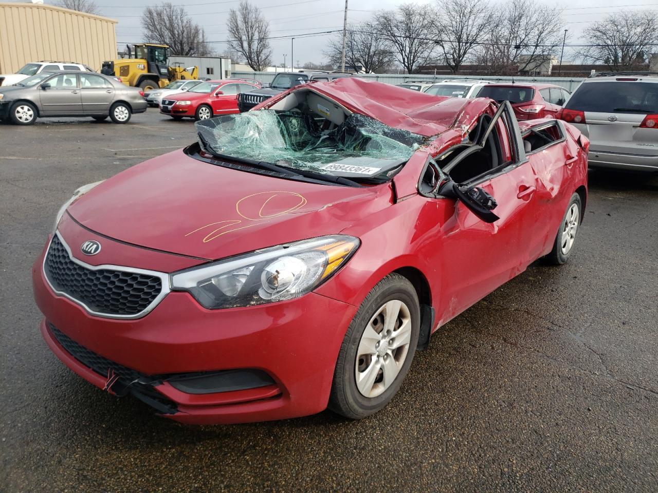 Photo 2 from auction – 2016 KIA FORTE LX with VIN KNAFK4A60G5568046