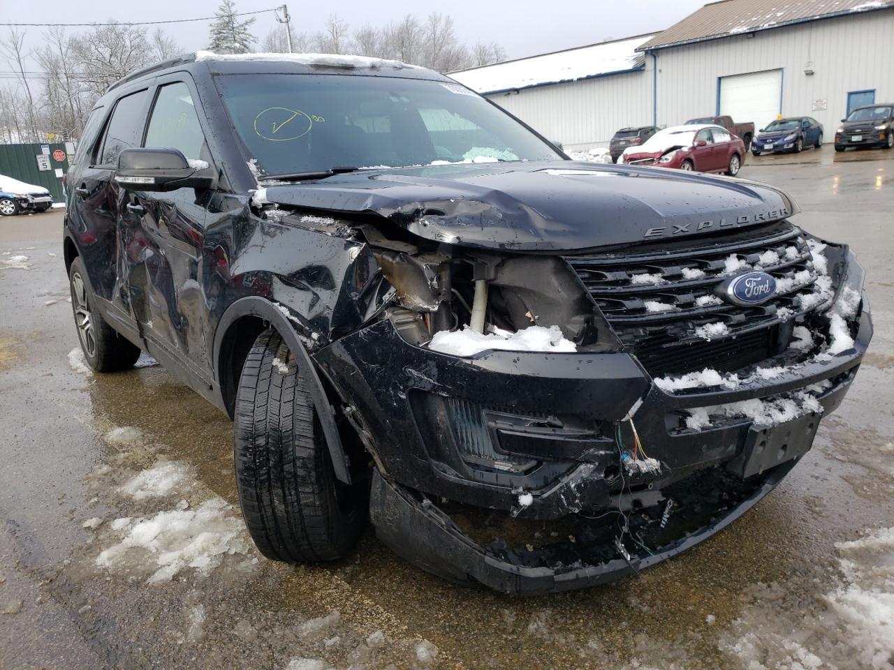 FORD EXPLORER S 2016 with VIN 1FM5K8GT3GGA59698 - Photo from auction