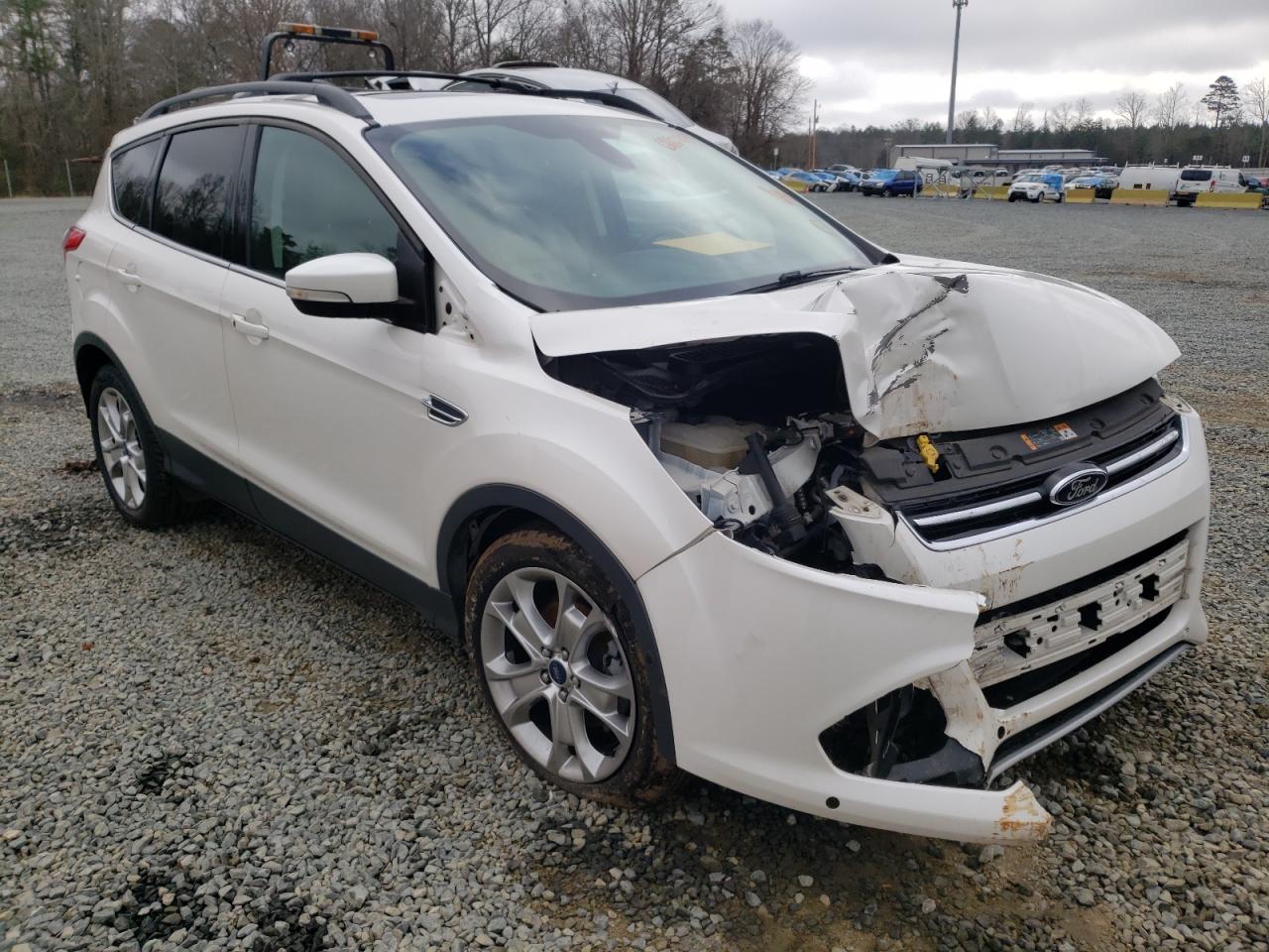 FORD ESCAPE SEL 2013 with VIN 1FMCU0HX3DUC10900 - Photo from auction