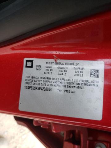 Photo 10 from auction – 2014 BUICK VERANO with VIN 1G4PS5SK8E4200804