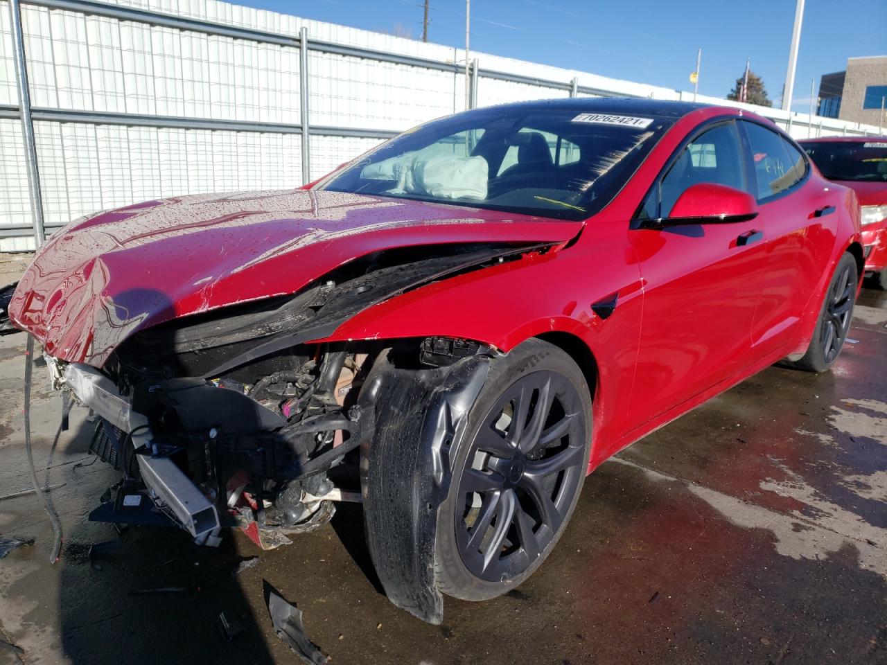 Photo 2 from auction – 2021 TESLA MODEL S with VIN 5YJSA1E59MF436675