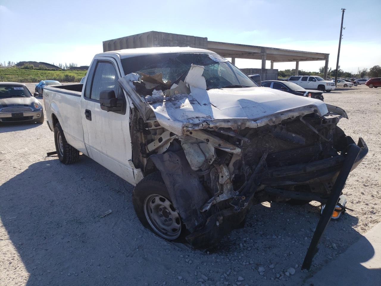 FORD F150 2013 with VIN 1FTMF1EMXDKE35541 - Photo from auction