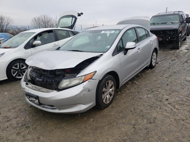 Photo 2 from auction – 2012 HONDA CIVIC LX with VIN 19XFB2F55CE355860