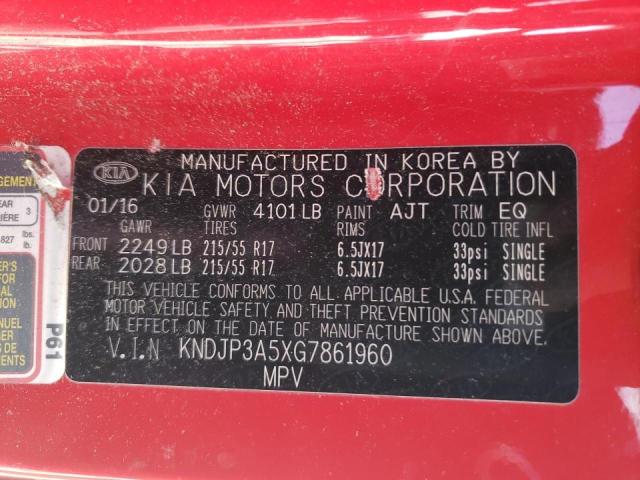Photo 10 from auction – 2016 KIA SOUL + with VIN KNDJP3A5XG7861960