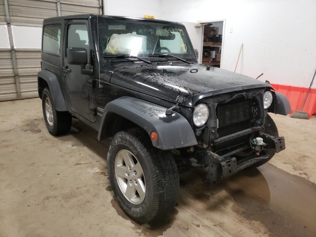 JEEP WRANGLER S 2017 with VIN 1C4AJWAG3HL547659 - Photo from auction