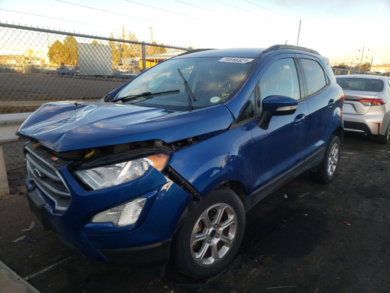 Photo 2 from auction – 2018 FORD ECOSPORT S with VIN MAJ6P1UL0JC199816