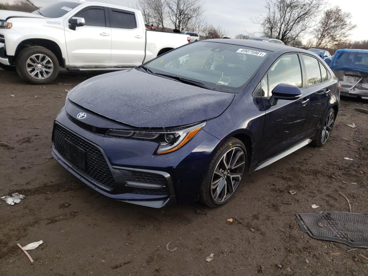 Photo 2 from auction – 2021 TOYOTA COROLLA SE with VIN JTDS4MCE2MJ074662