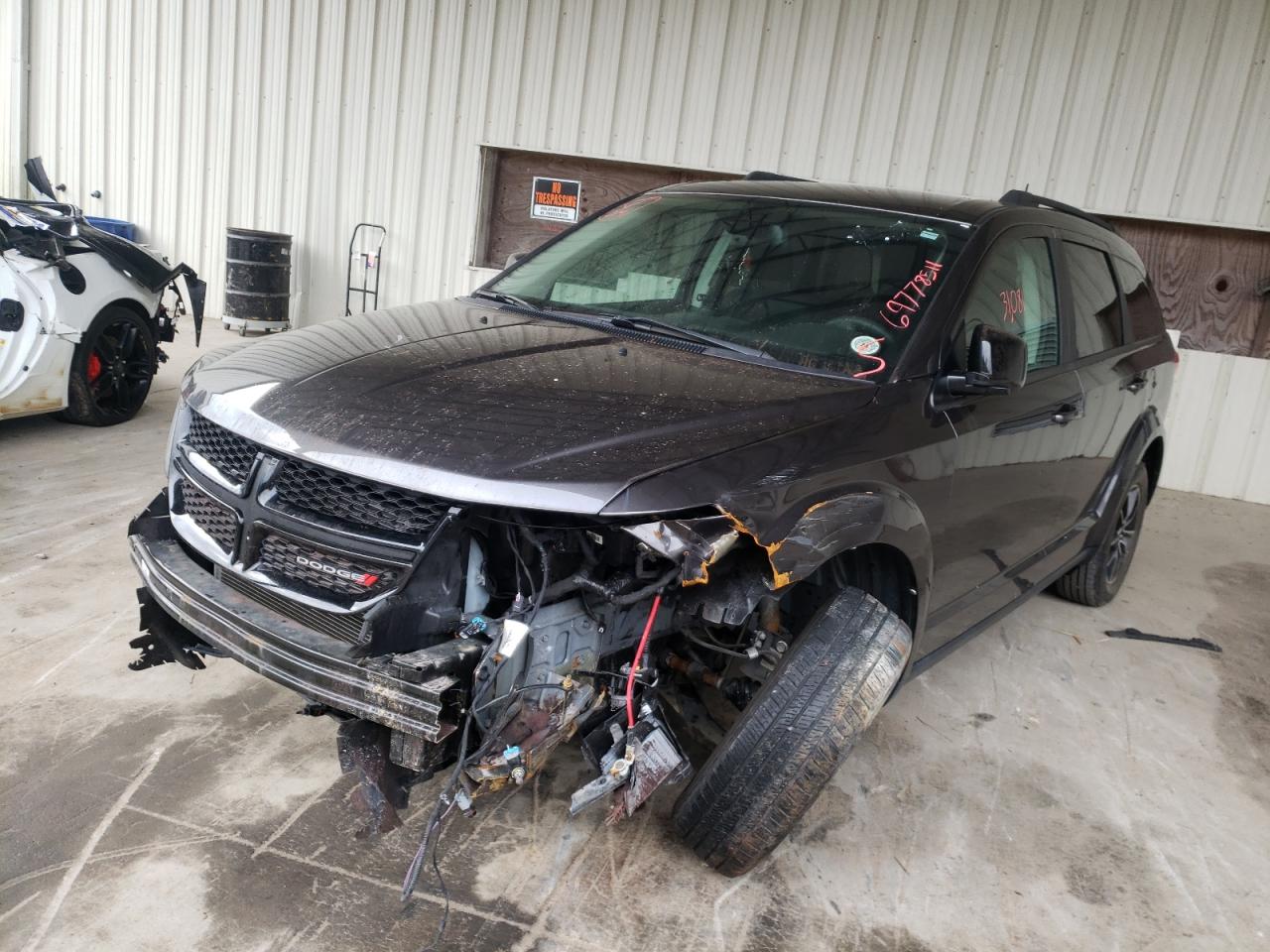 Photo 2 from auction – 2019 DODGE JOURNEY SE with VIN 3C4PDCBB2KT731912