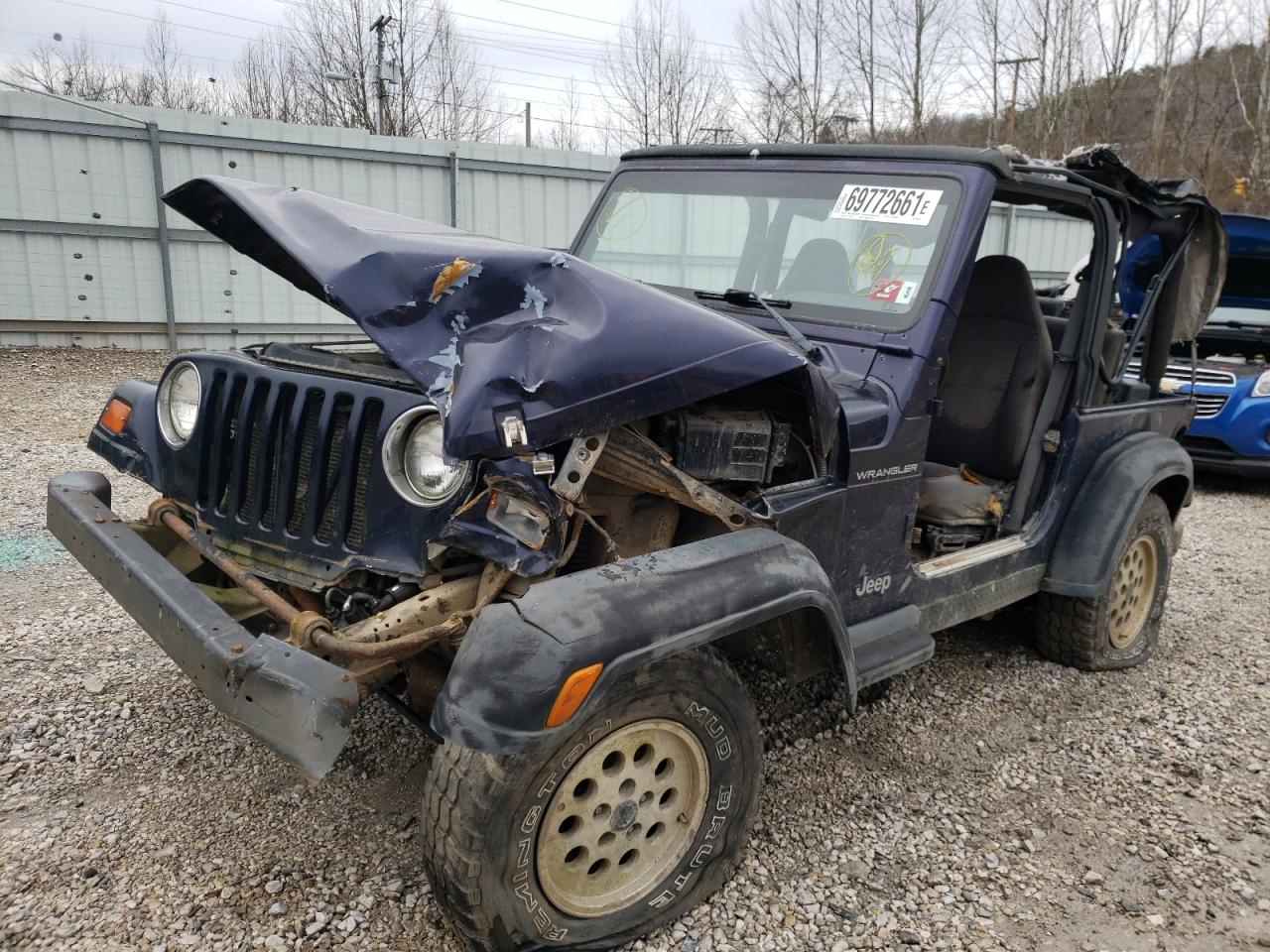 Photo 2 from auction – 1998 JEEP WRANGLER / with VIN 1J4FY29P6WP802755