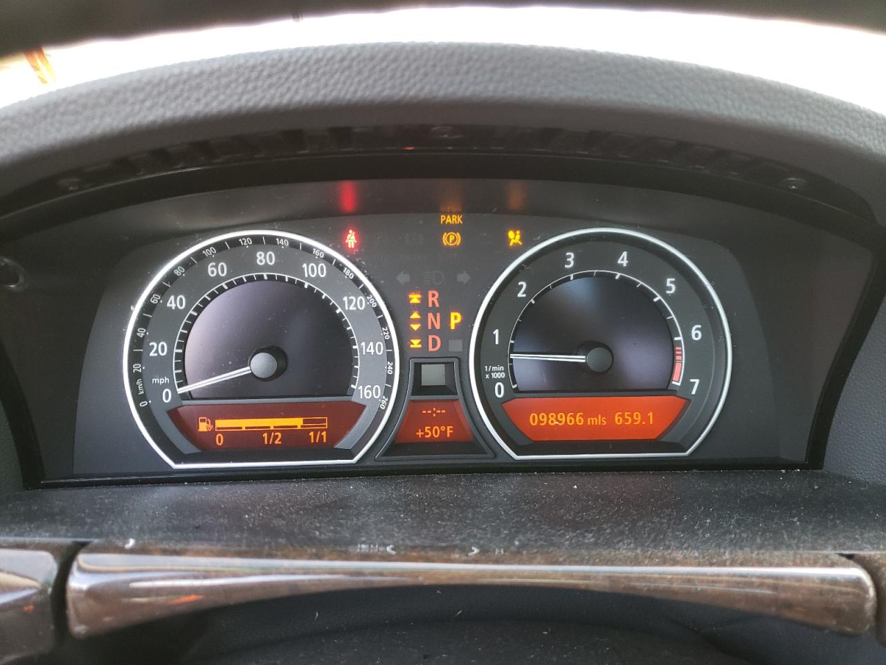 Photo 8 from auction – 2003 BMW 745 LI with VIN WBAGN63453DR16183
