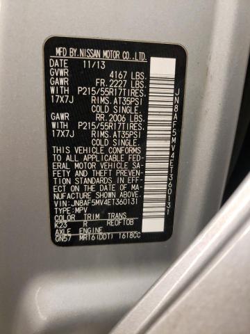 Photo 10 from auction – 2014 NISSAN JUKE S with VIN JN8AF5MV4ET360131